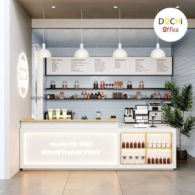 Quầy Lễ Tân Hiện Đại Tiện Dụng QLT061