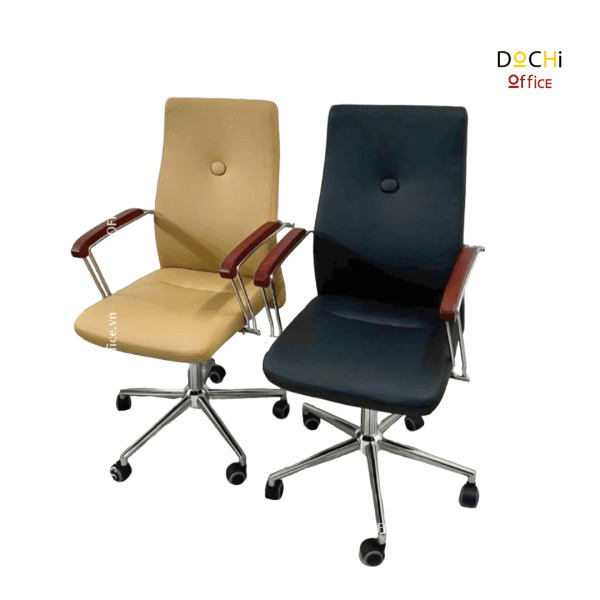 Ghế Xoay Bọc Da GX014