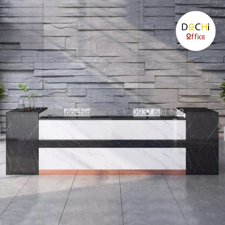 Quầy Tiếp Tân Sang Trọng QLT038 - Ảnh 3