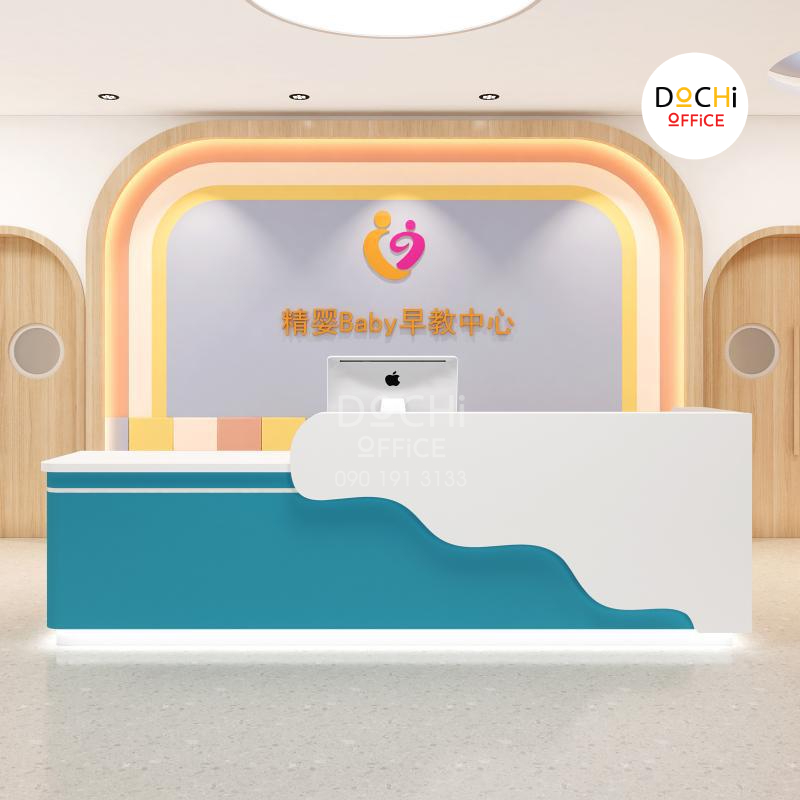 Quầy Tiếp Tân Hiện Đại QLT065 - Ảnh 3