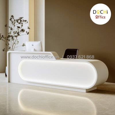 Bàn Lễ Tân Sơn PU Sang Trọng QLT020