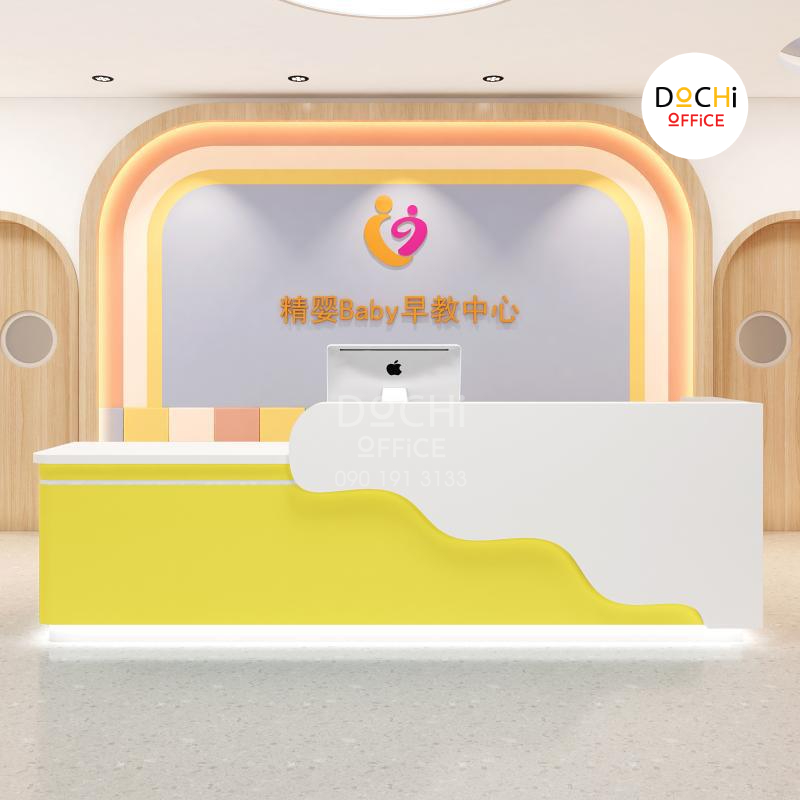 Quầy Tiếp Tân Hiện Đại QLT065 - Ảnh 4