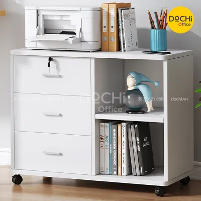Tủ Hồ Sơ Thấp Hiện Đại Có Bánh Xe Di Động CBN072