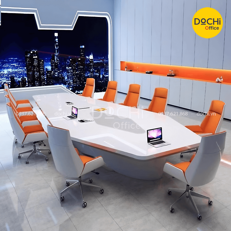 Bàn Họp Lớn Sơn PU Cao Cấp MT075 Dochioffice