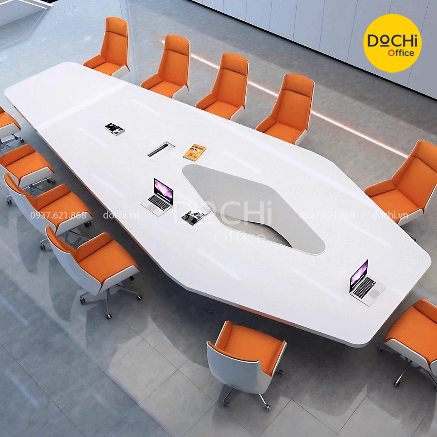 Bàn Họp Lớn Sơn PU Cao Cấp MT075 Dochioffice - Ảnh 4