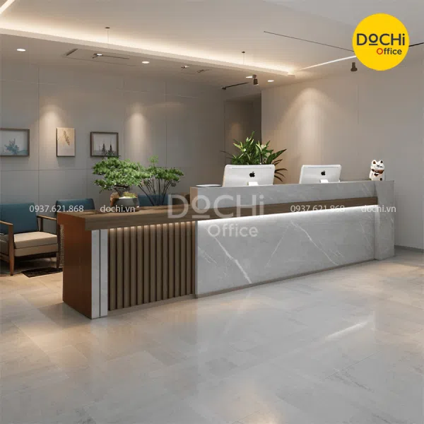 Quầy Lễ Tân QLT006