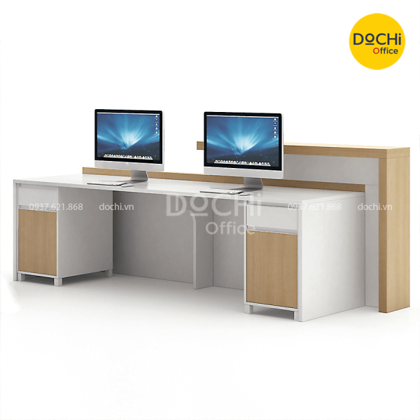 Quầy Lễ Tân Hiện Đại QLT009