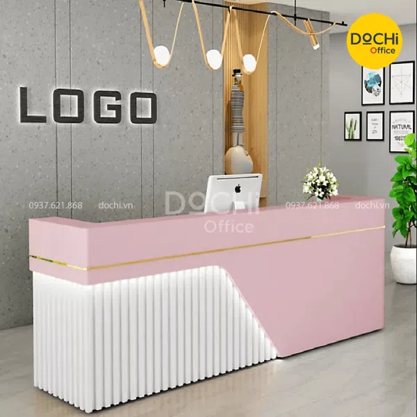 Quầy Lễ Tân Sang Trọng QLT010