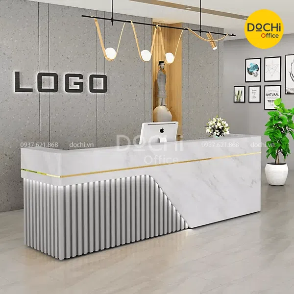 Quầy Lễ Tân Sang Trọng QLT010