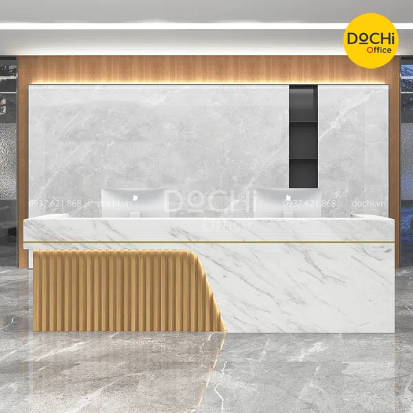 Quầy Lễ Tân Sang Trọng QLT010