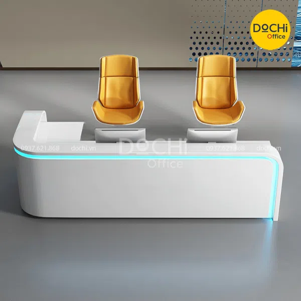 Quầy Lễ Tân Đẹp Hiện Đại QLT019