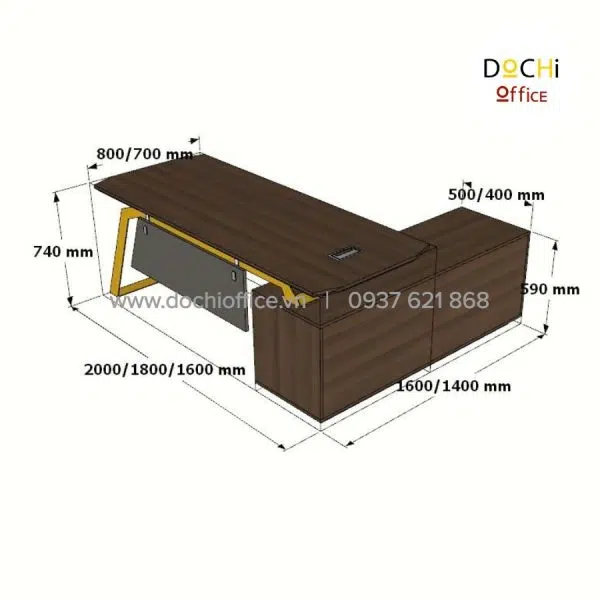 Bàn Giám Đốc Sang Trọng DT005