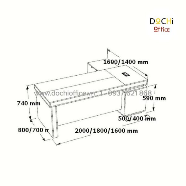 Bàn Giám Đốc Hiện Đại DT006