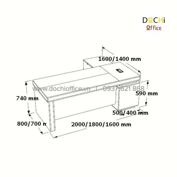 Bàn Giám Đốc Hiện Đại DT006