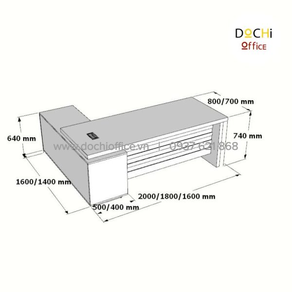 Bàn Làm Việc Giám Đốc DT010