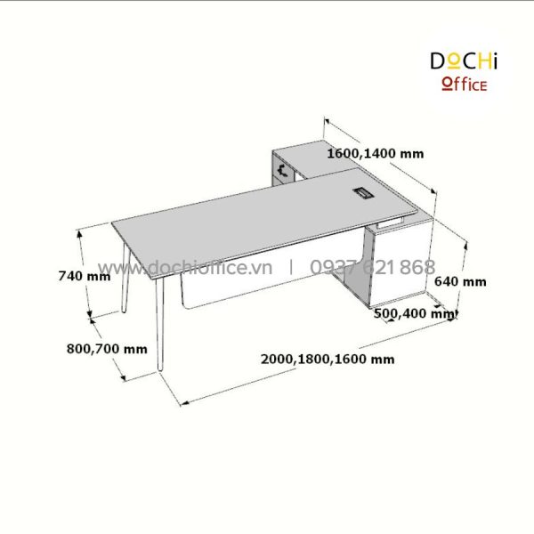 Bàn Giám Đốc Cao Cấp DT012