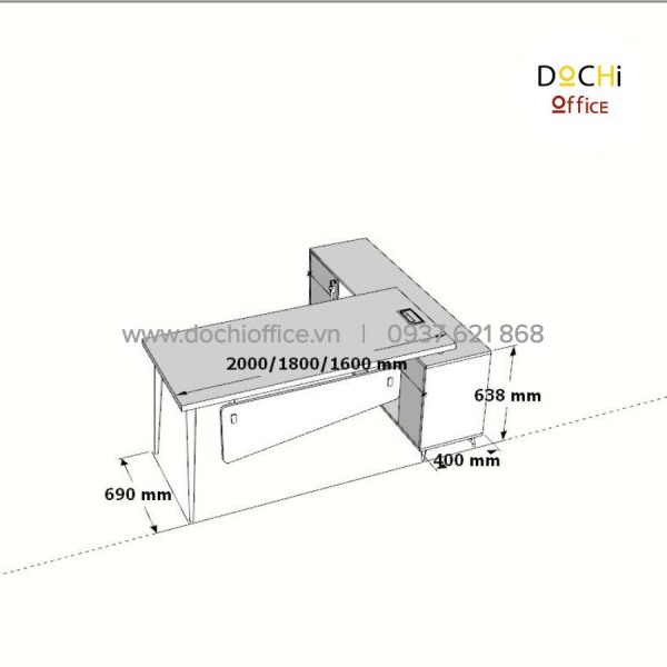 Bàn Giám Đốc Cao Cấp DT014