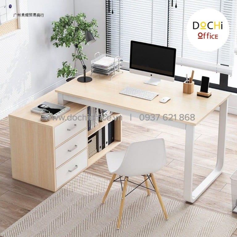 Bàn Làm Việc Chữ L ST4060 - Ảnh 2