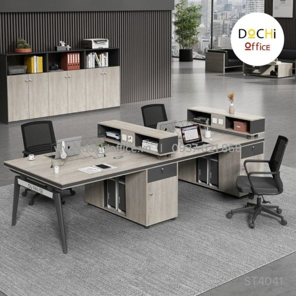 Cụm Bàn Làm Việc Cao Cấp ST4041 - Cụm 8