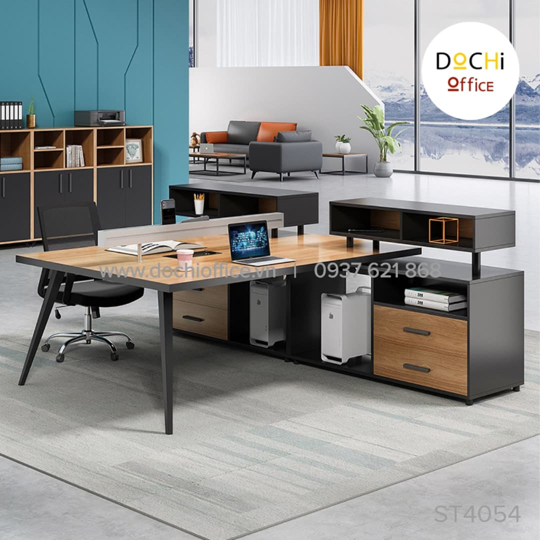 Bàn Làm Việc Chân Sắt Hiện Đại ST4054
