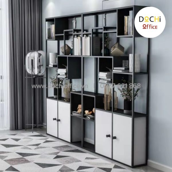 Kệ Gỗ Trang Trí Văn Phòng OKTT015