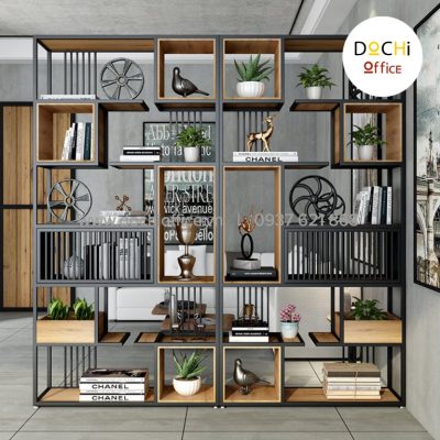 Kệ Gỗ Trang Trí Văn Phòng OKTT030