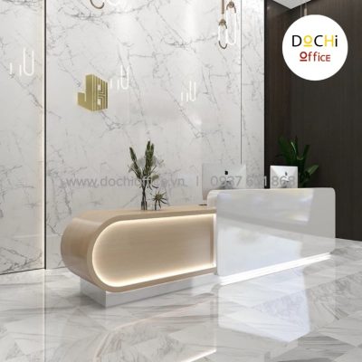 Quầy Tiếp Tân Sang Trọng QLT024