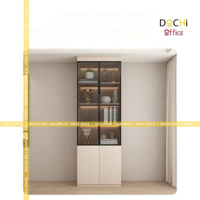 Tủ Hồ Sơ Cánh Kính Hiện Đại CBN086