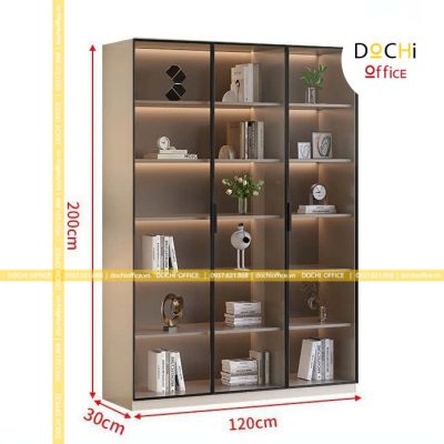 Tủ Hồ Sơ Cánh Kính Cao Cấp CBN087