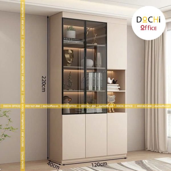 Tủ Hồ Sơ Cánh Kính Sang Trọng CBN088