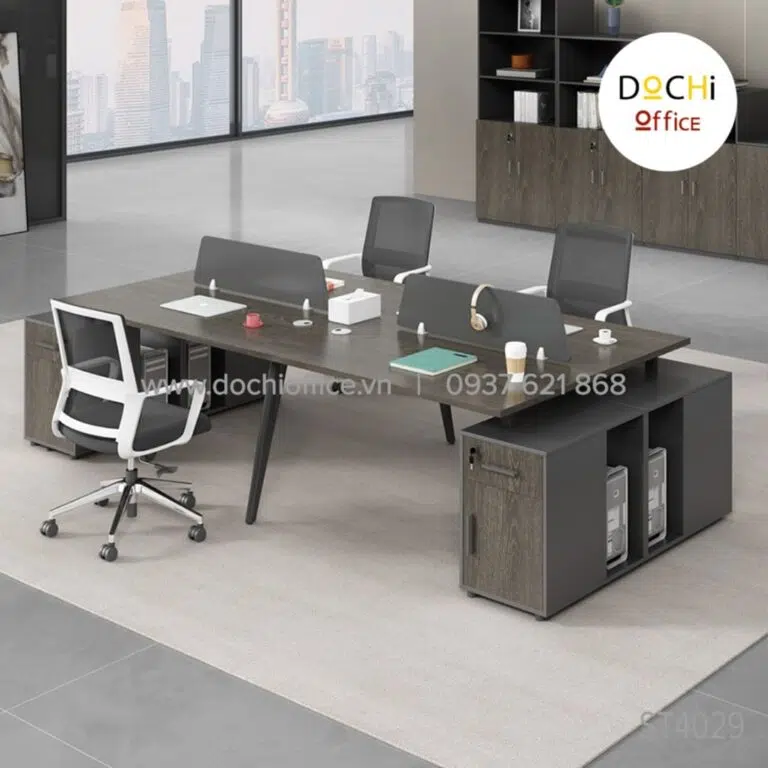 Cụm Bàn Làm Việc 4 Người ST4029 - Ảnh 2