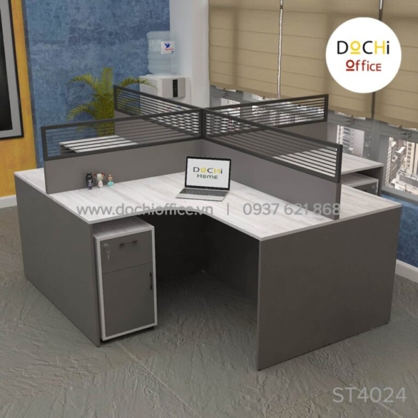 Bàn Làm Việc Nhóm ST4024 - Cụm 4