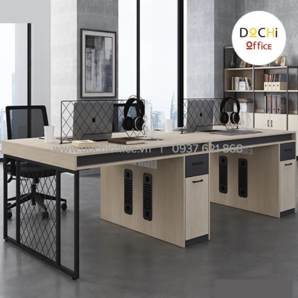 Bàn Làm Việc Văn Phòng Đẹp ST4028 - Cụm 4