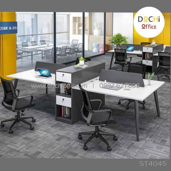 Cụm Bàn Làm Việc 4 Người ST4045