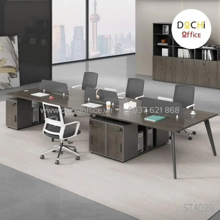 Cụm Bàn Làm Việc 4 Người ST4029 - Ảnh 4