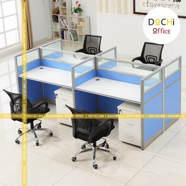 Cụm Bàn Làm Việc Hiện Đại ST4077 - Cụm 4