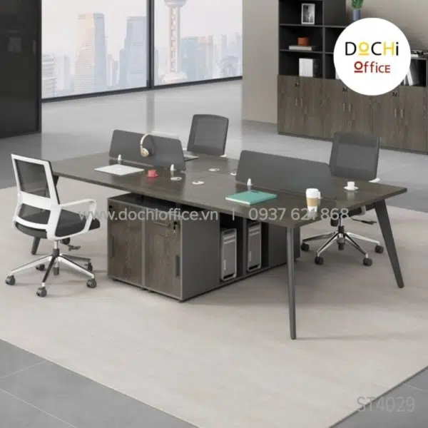 Cụm Bàn Làm Việc 4 Người ST4029 nhà Cụm Bàn Làm Việc 4 Người ST4029 nhà