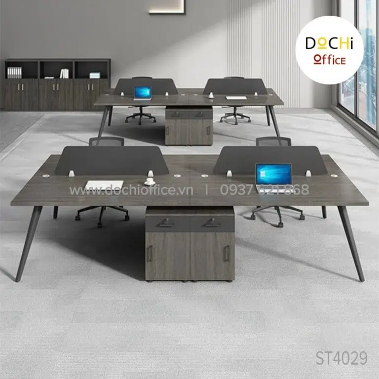 Cụm Bàn Làm Việc 4 Người ST4029 - Ảnh 6