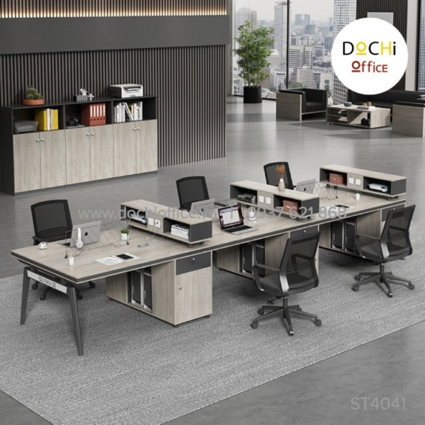 Cụm Bàn Làm Việc Nhóm ST4041 - Cụm 4