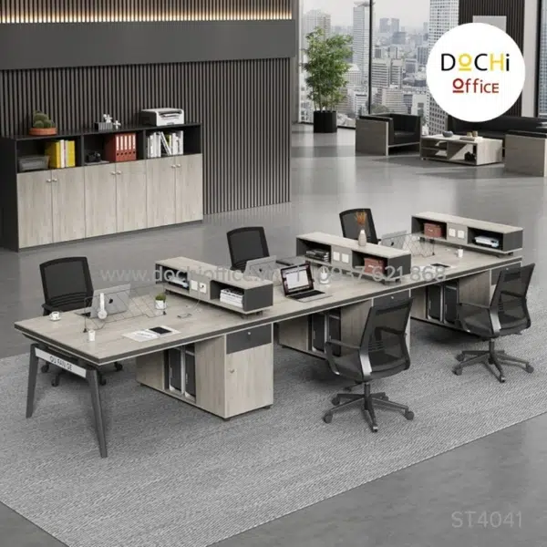 Cụm Bàn Làm Việc Nhóm ST4041 - Cụm 4