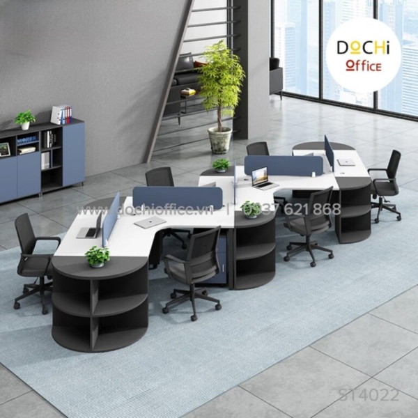 Cụm Bàn Làm Việc Nhân Viên ST4022 - Cụm 4