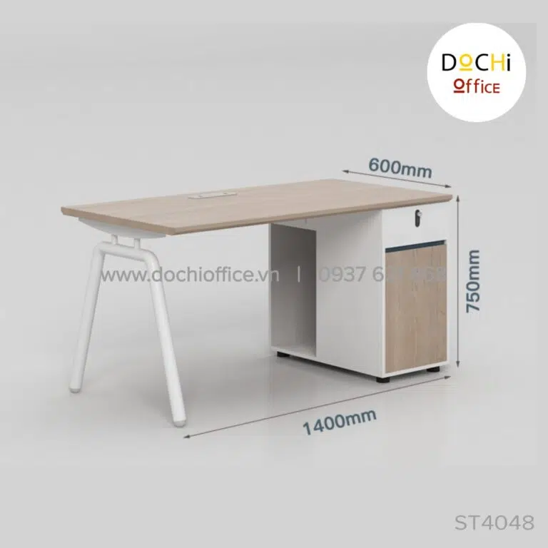 Bàn Nhân Viên Chân Sắt ST4048 - Cụm 4 - Ảnh 10