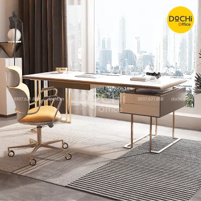 Bàn Làm Việc Giám Đốc Mặt Đá Cao Cấp DT118