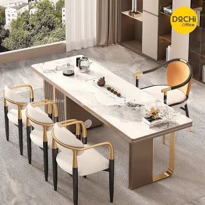 Bàn Làm Việc Giám Đốc Mặt Đá Sang Trọng DT119