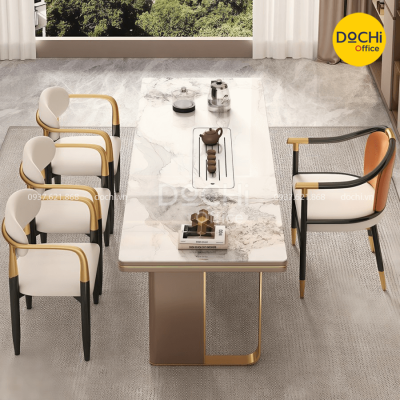 Bàn Làm Việc Giám Đốc Mặt Đá Sang Trọng DT119