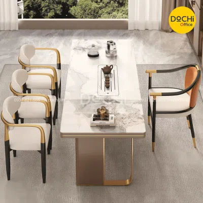 Bàn Làm Việc Giám Đốc Mặt Đá Sang Trọng DT119