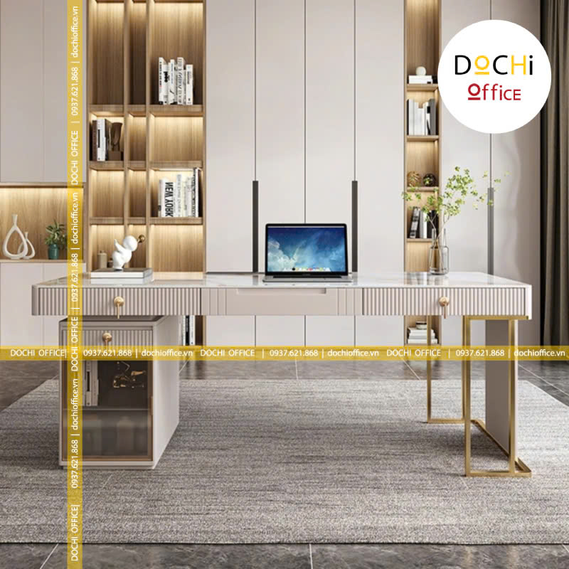 Bàn Làm Việc Giám Đốc Mặt Đá Cao Cấp DT109 - Ảnh 2