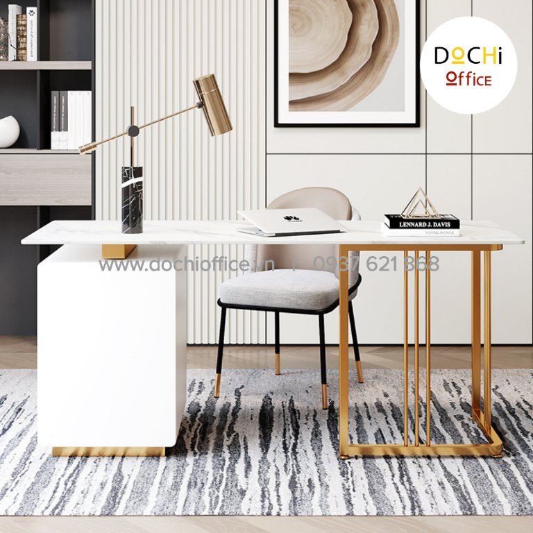 Bàn Giám Đốc Mặt Đá Cao Cấp DT062 - Ảnh 3