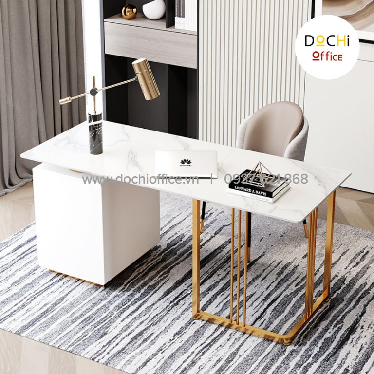 Bàn Giám Đốc Mặt Đá Cao Cấp DT062 - Ảnh 2