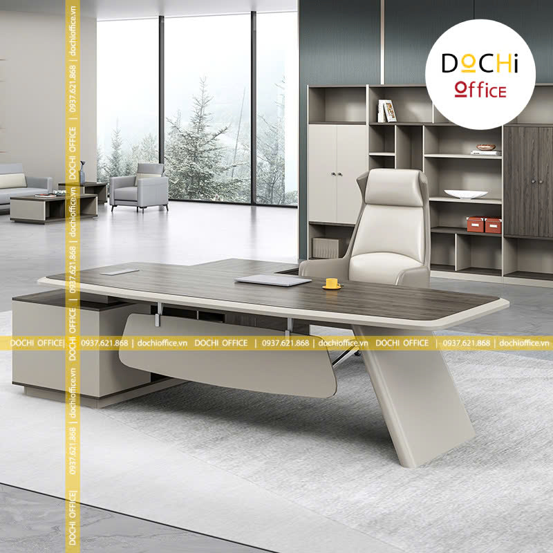 Bàn Giám Đốc Thiết Kế Ấn Tượng DT115 DOCHI OFFICE - Ảnh 2